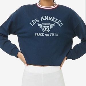 navy blue long sleeve sweater